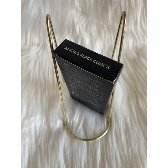 Red Aspen Nail Dashes- Alicia's Black Clutch (Black Sparkly Oval/Round Nails) - Picture 3 of 3